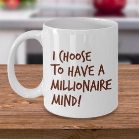 TruthLingo Mug: Choose to be Millionaire Mind - Capital Elements 2 Wellness and Fitness